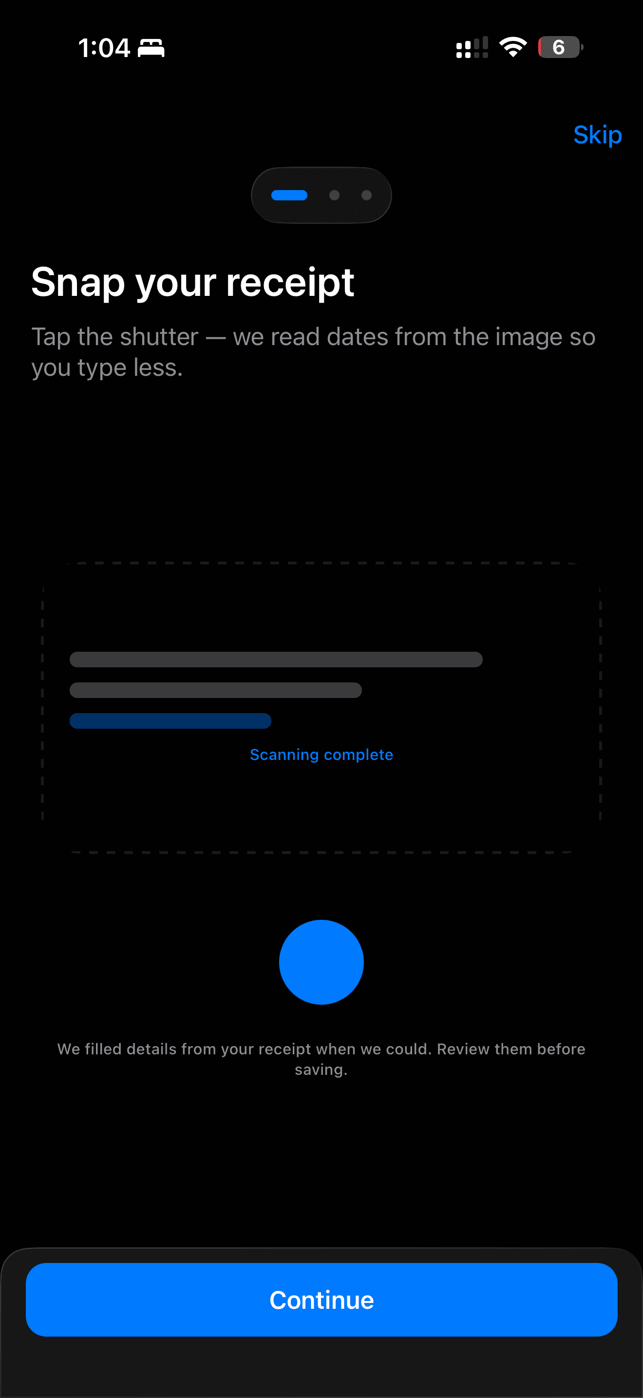 ReceiptSnap: ReceiptSnap app screen (12 of 12)